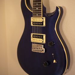 PRS Paul Reed Smith 6 String SE Standard 24, Translucent Blue with Gigbag