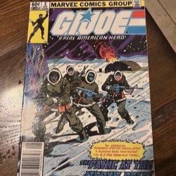 Bronze Age (1982) GI Joe #2 Comic Low print