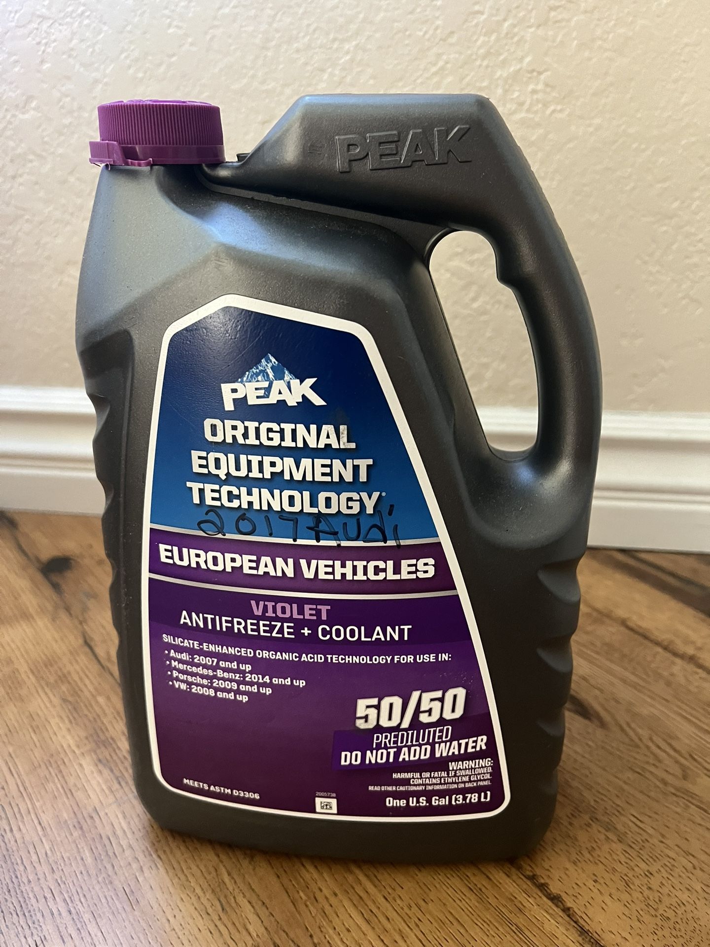 UNOPENED European Vehicle Antifreeze + Coolant