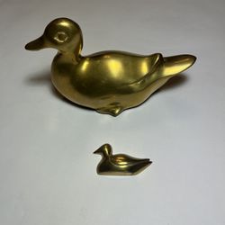 Vintage Brass Duck