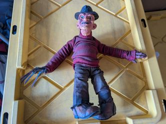 RARE! 2007 Mezco Cinema Of Fear FREDDY KRUEGER Plush Nightmare On Elm Street 12"