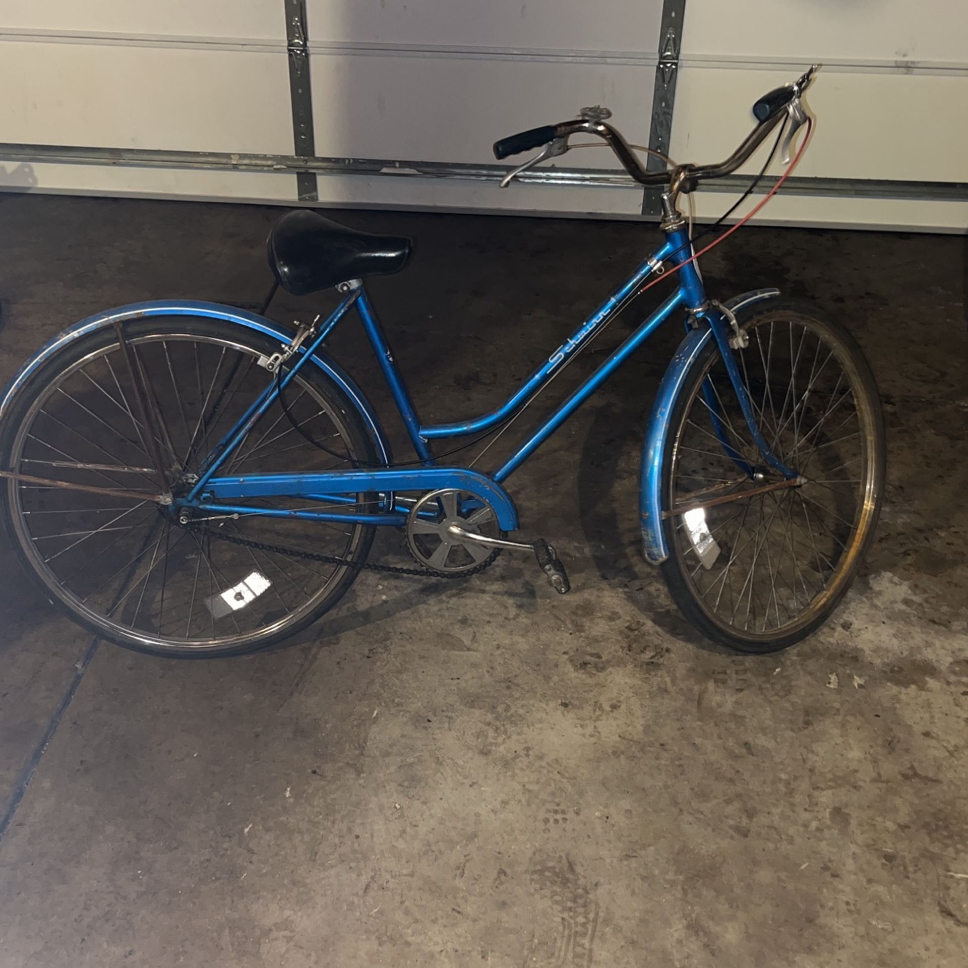Schwinn 60 70th Era Bike Works Good Needs The Front Tired Tube But Tired Are Good And Bike I’d No Rust And All Orio