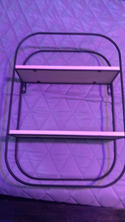 Small 2 shelf unit for the wall.