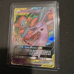 Pokemon Cards Unified Minds Espeon & Deoxy’s GX