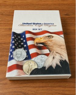 1 AMERICAN SILVER EAGLE 20 COIN COMPLETE DATE SET 1 OZ .999 SILVER TONED