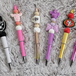 Custom Made Beaded Pens