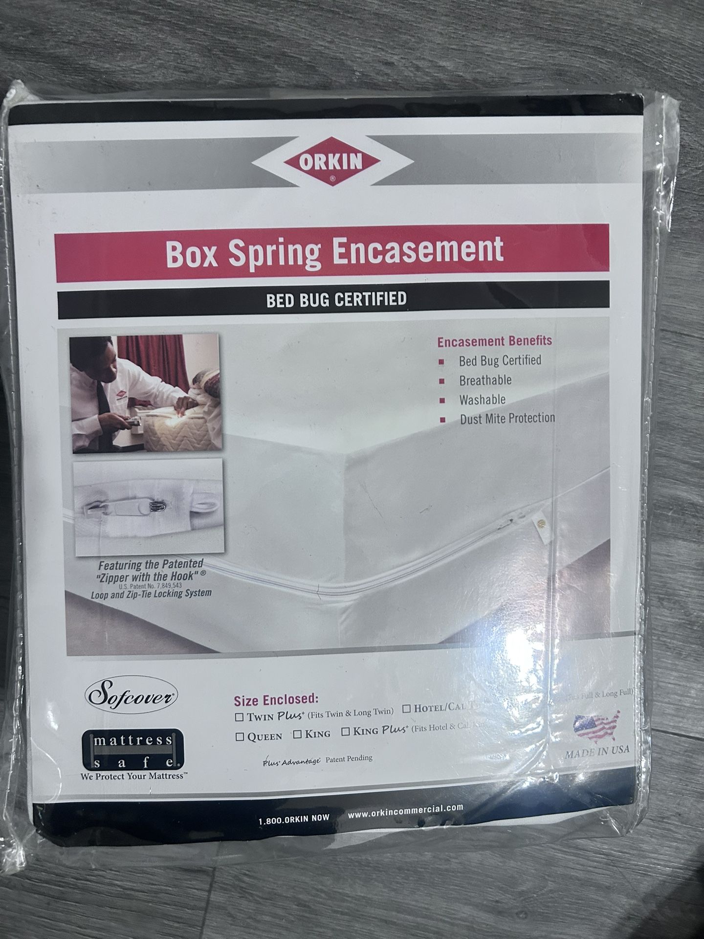2 Both Bedbug Certified Orkin Bed Covers