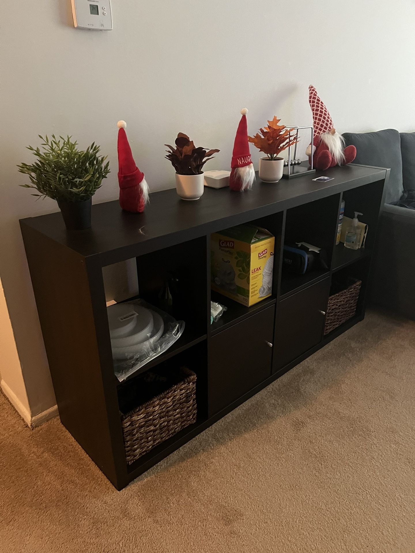 IKEA KALLAX Shelf with 2 inserts