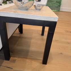Crate And Barrel Side Table 