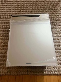 Black Bathroom Medicine Cabinet with Beveled Edge Mirrored Door 14 x 18 inch, Recessed or Surface Mo