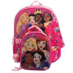 Disney princess backpack set