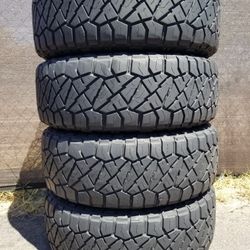 10ply LT265/70R17 Nitto Ridge Grappler Load Range E 17" 4x4 Tires