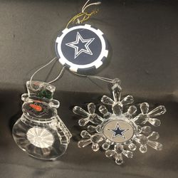 Dallas Cowboys Xmas Ornaments 