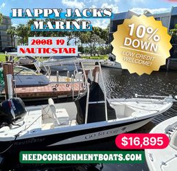 2008 19 nauticstar bay boat flats boat