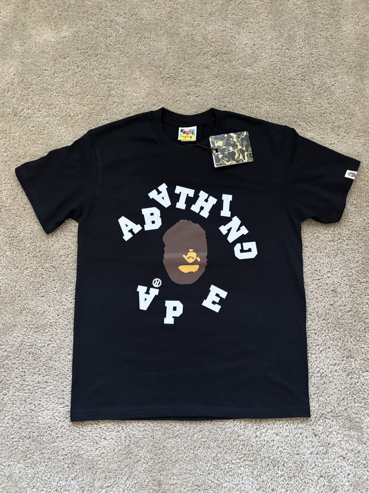 SS23 Bathing Ape Broken College Ape Head Tee