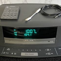 Bose Wave Music System With IC-1 Control Panel And Cable For Phone Audio 