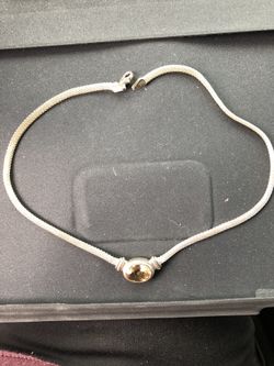 16” sterling mesh necklace