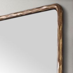 Andy Star Hand-Forged Gold Bathroom Mirror