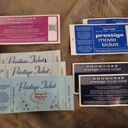 8 Movie Tickets (Showcase Cinemas)