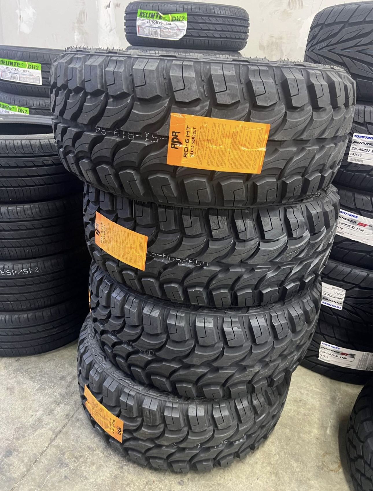 New Tires LT35x12.50R22 RDR MT In Stock For Sale, WE FINANCE