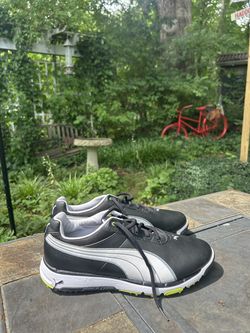 Puma Faas Grip 2.0 Golf Shoes (Black / Silver / Vibrant Lime) | US Men's 8.5