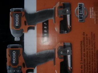 Rigid 18 V Brushless Impact Drill And Drill Driver Combo (Brand New)