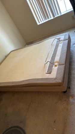 Queen size box spring for adjustable bed