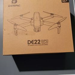 NEW - DEERC DE22 GPS Drone with 4K Camera 2-axis Gimbal EIS 5G Brushless 52Min