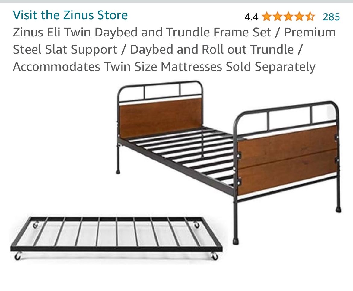 Twin Bed & Trundle