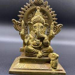 4” Brass Ganesh Arch Hindu Indian