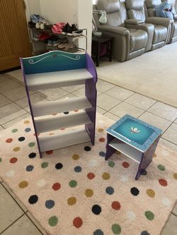 Disney Frozen Toddler Bookshelf And Night Stand 