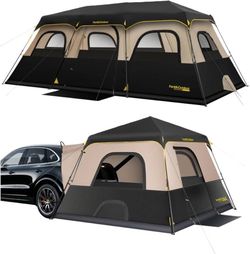 Used Outdoor Zeta C12 Pro Max Instant Cabin Tent & FanttikOutdoor Beta C6 Apex S