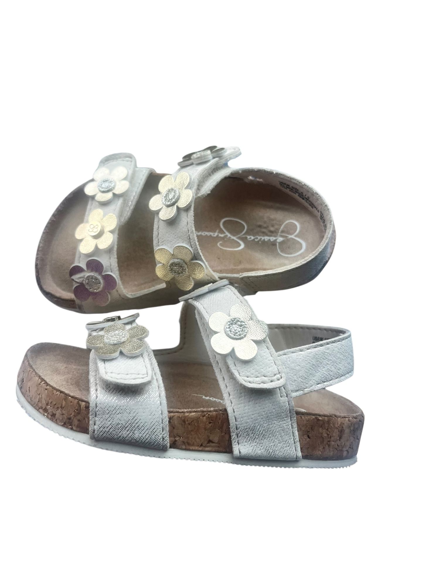 EUC Jessica Simpson Toddler Sandals Flowers
