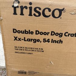 Xx large Double Door Dog Crate 