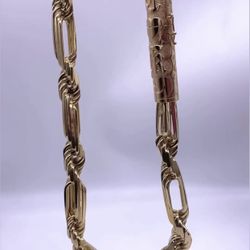 18mm 32in Italian Milano Chain , Custom Barrel Lock.