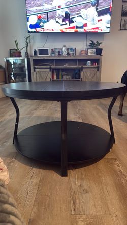 Black coffee table