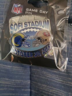 NFL Los Angeles Rams vs San Francisco 49ers Game Pin 2022