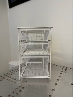 3 Drawer Metal Storage