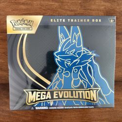 Pokemon Mega Evolution ETB Elite Trainer Box [Mega Lucario] - ME01: Mega Evolution (MEG)