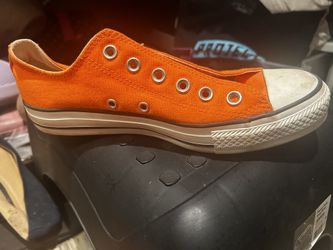 Orange Converse