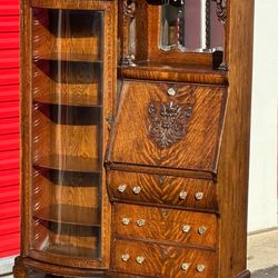 Antique Curio Cabinet /desk