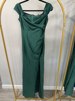 Green Dress Fashion Nova Large