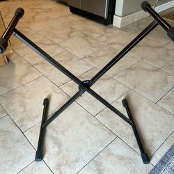 Electronic Piano Keyboard X Stand Black