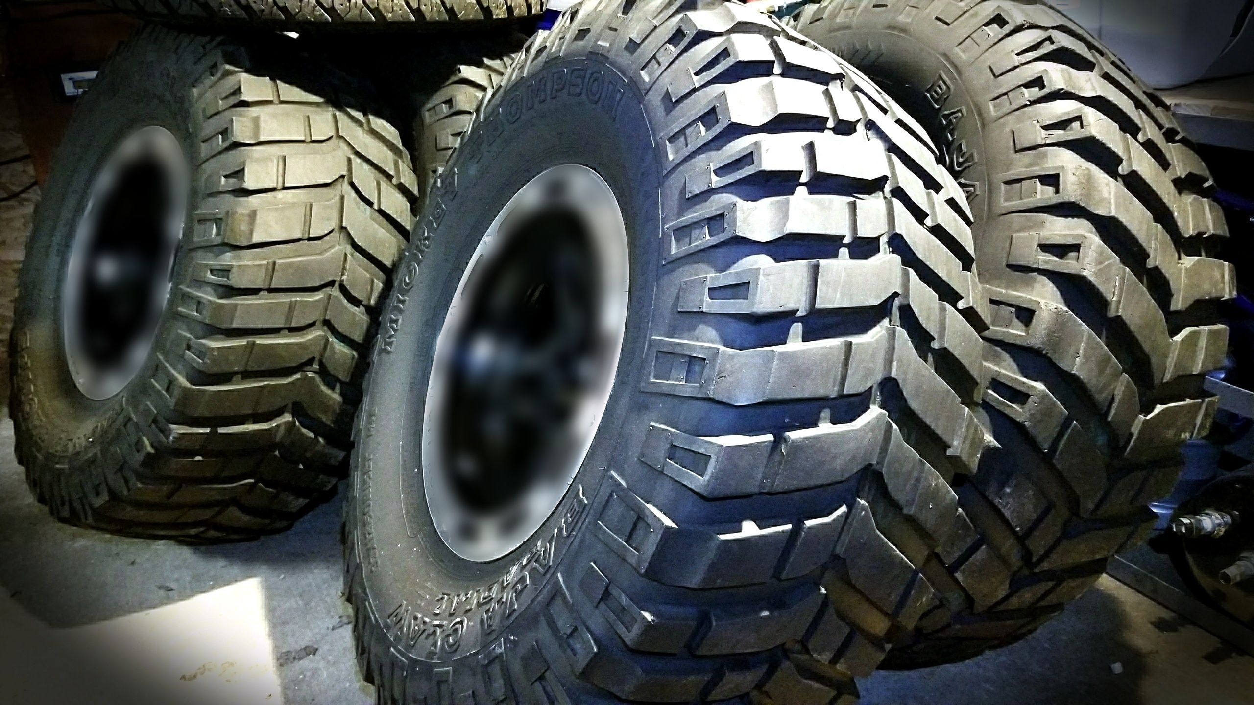33x12.50x15 Mickey Thompson Baja Claw M/T Tires - Like New!