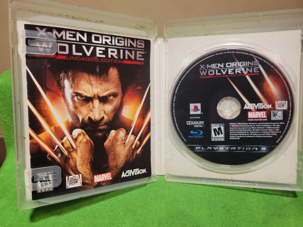 X Men Origins Wolverine Uncaged Edition PS3