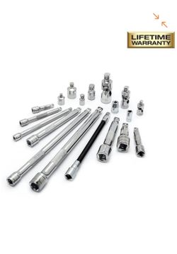 BRAND NEW 19PC SOCKET ACCESSORIES SET, LIFETIME WARRANTY