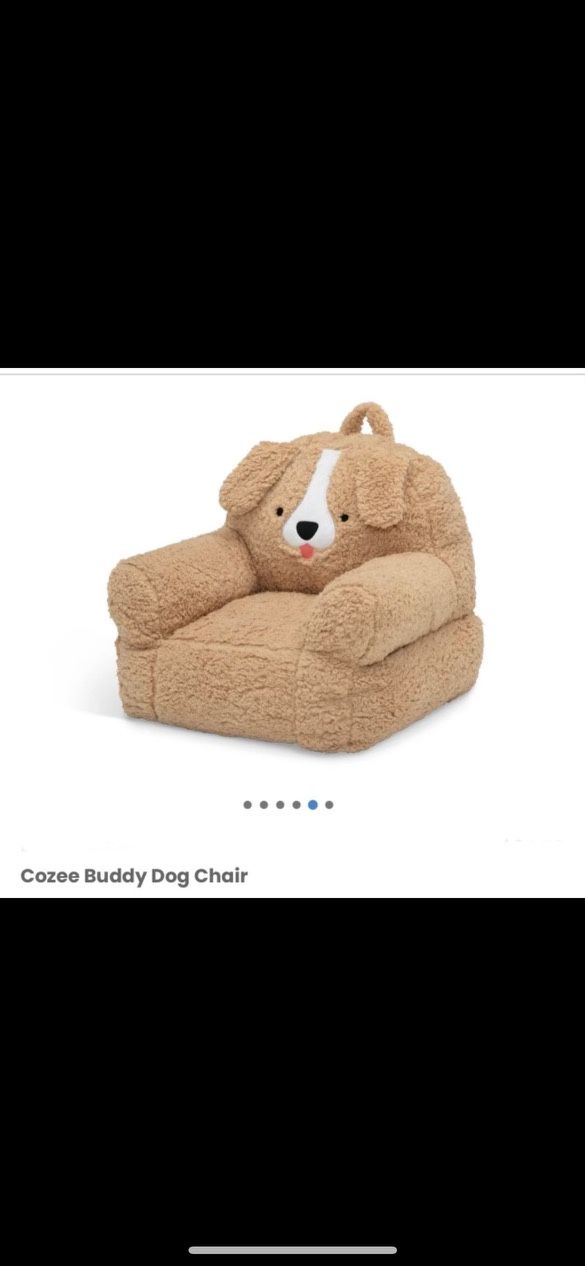 New Cozee Buddy Dog Chair/ Kids Plush Chair