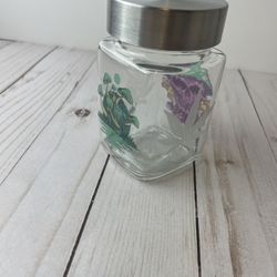 Mushroom Glass 10 Oz Stash Jar