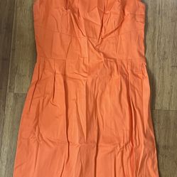 Orange Calvin Klein Dress