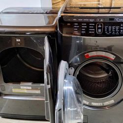 Samsung Washer w/ Flex Washer  & Electric Dryer